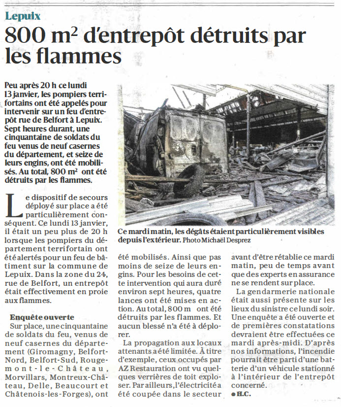 incendie